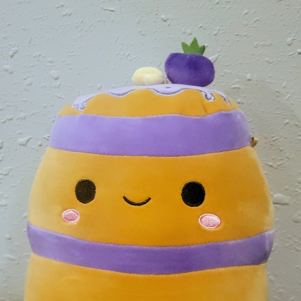 Squishmallows Purple Pancake Cute Plush Character